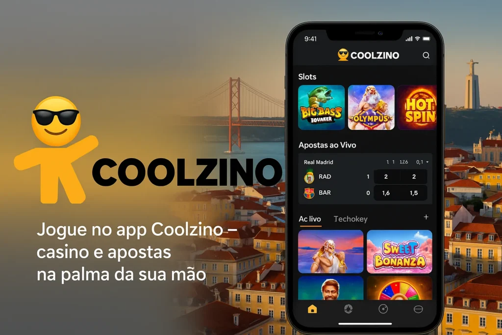 Aplicativo do Coolzino Casino para jogar no celular em Portugal