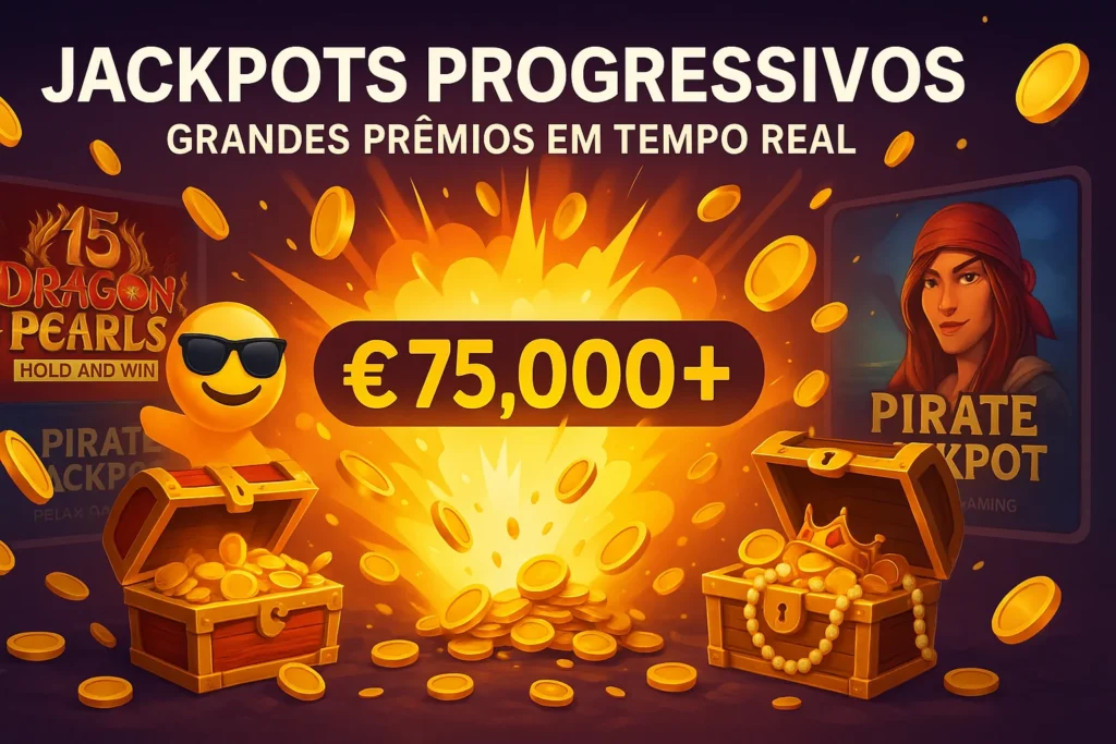 Jackpots progressivos no Coolzino Casino Portugal