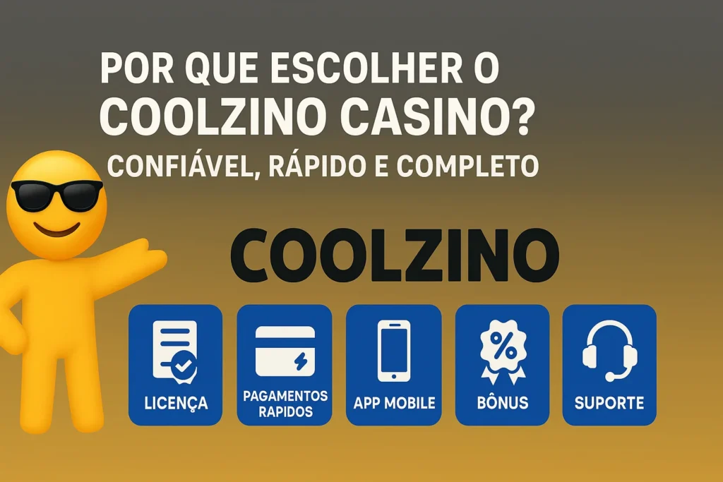 Benefícios do Coolzino Casino: segurança, bônus, suporte e app